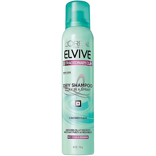 L'Oréal Paris Elvive Extraordinary Clay Dry Shampoo, 4 oz. (Packaging May Vary)