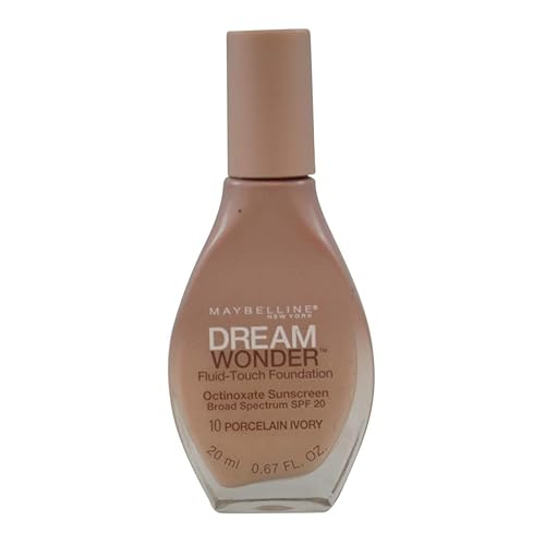 2 Pack- Maybelline Dream Wonder Fluid-Touch Foundation #10 Porcelain Ivory