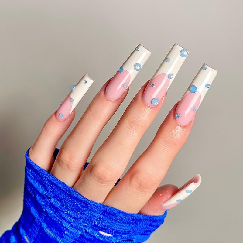 Kiara Sky C Curve XXL Nail Tip Case (500 Tips in 10 Sizes) (Square Clear) Beauty & Personal Care KIARA SKY
