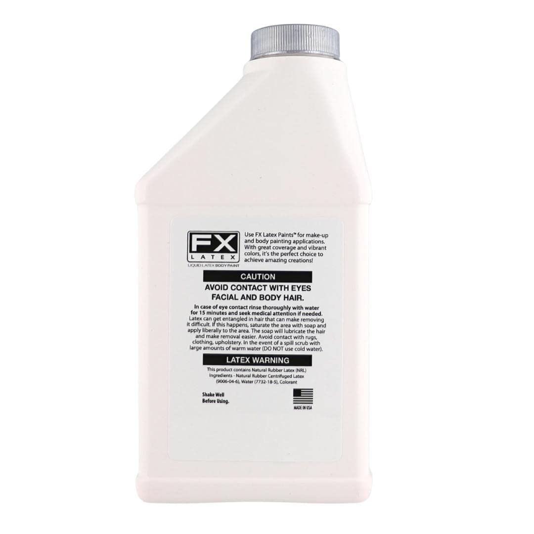 Liquid Latex Fashions- Ammonia Free Natural Face paint for Kids and Adults, Ideal for Art, School Plays, Cosplays and Concerts, Fluorescent Violet- 16