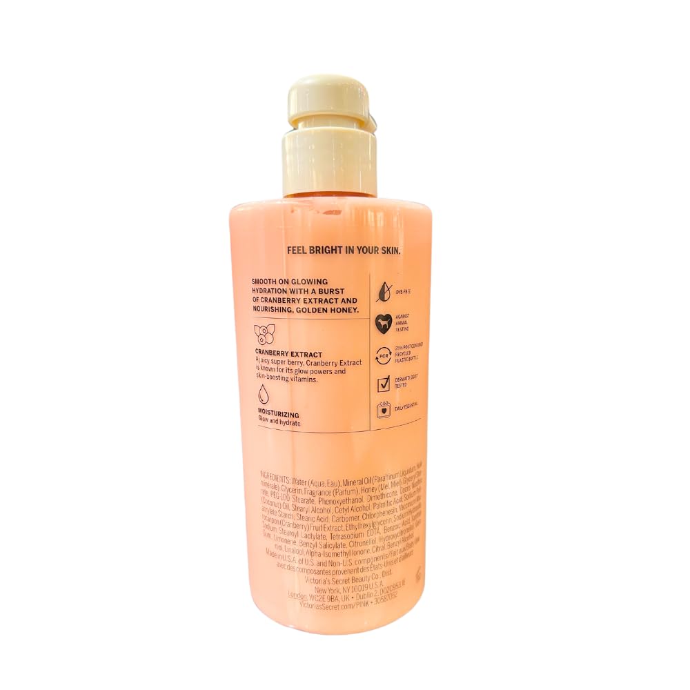 Victoria's Secret PINK Honey Cranberry Body Lotion 14 fl oz - Limited Edition