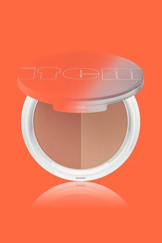 ITEM Beauty by Addison Rae, Clean Makeup, Cheek Money, Swipe and Glow Bronzer Contour Duo (Mood Vibez)