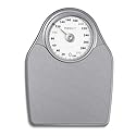 Thinner by Conair Bathroom Scale for Body Weight, Extra-Large Analog Scale Measures Weight Up to 330 Lbs. in Silver
