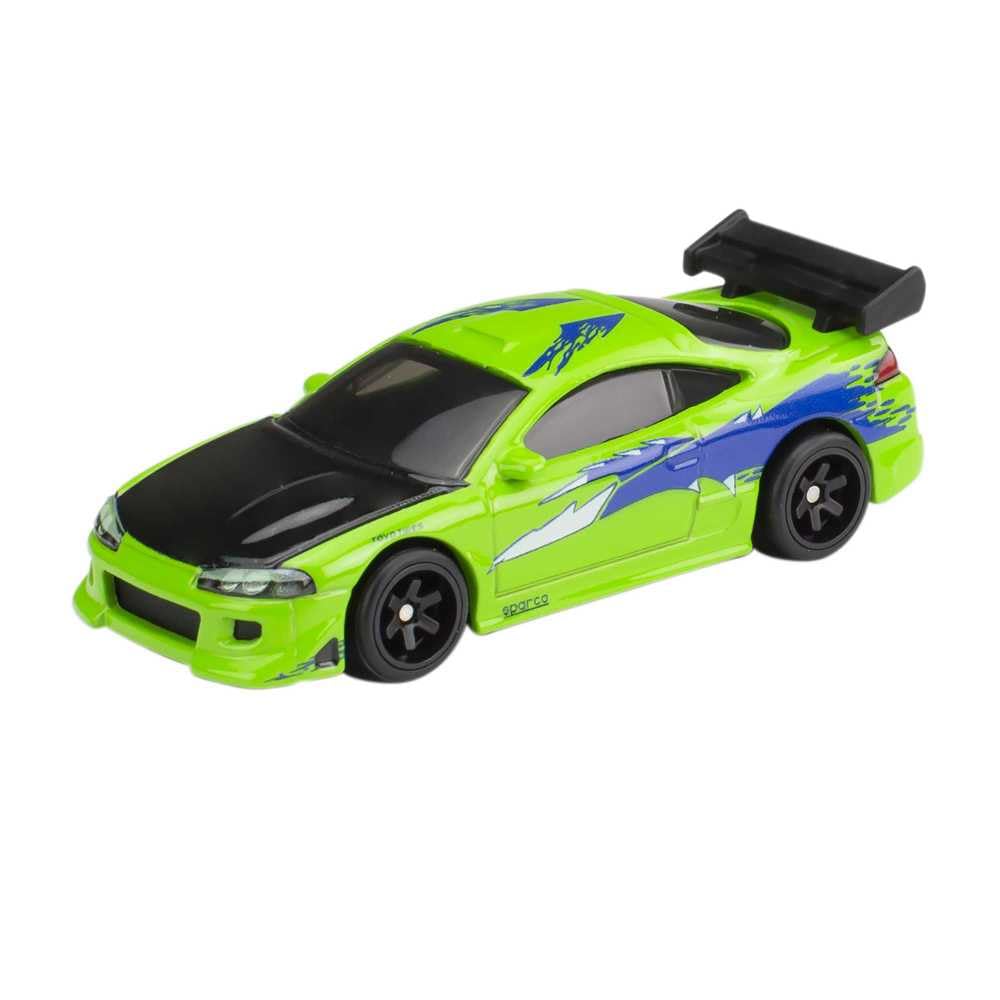 HOT WHEELS Retro Entertainment Collection,Mitsubishi Eclipse, TV, & Video Games, Iconic Replicas for Play or Display, Gift for Collectors