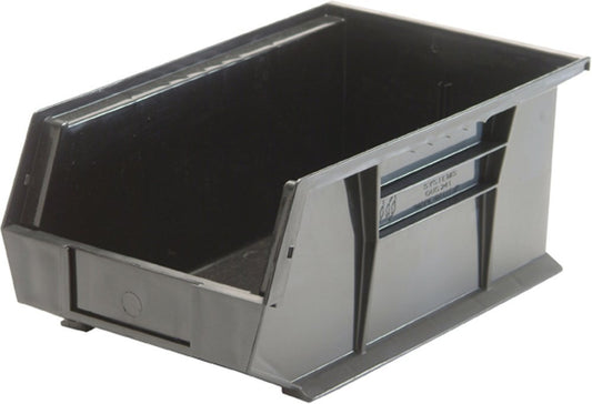 Quantum Storage QUS241 Ultra Stack and Hang Bins - 13-5/8" x 8-1/4" x 6" - 12 Pack
