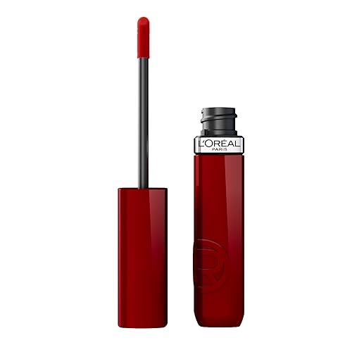 L'Oreal Paris Infallible Lacque Resistance Liquid Lipstick, 16HR Long Lasting Lip Makeup with Lacquer-Like Shine and Zero Transfer, 520, Berry Bordeaux