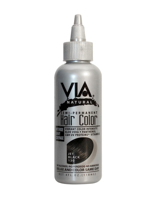 Via Hair Color-Jet Black 4 oz.