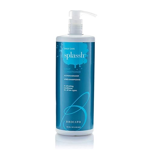 Brocato Splassh Daily Hair Conditioner: Moisturizing Conditioner with Fortifying Keratin and Natural Aloe Vera, Chamomile and Rosemary - No Sulfate or