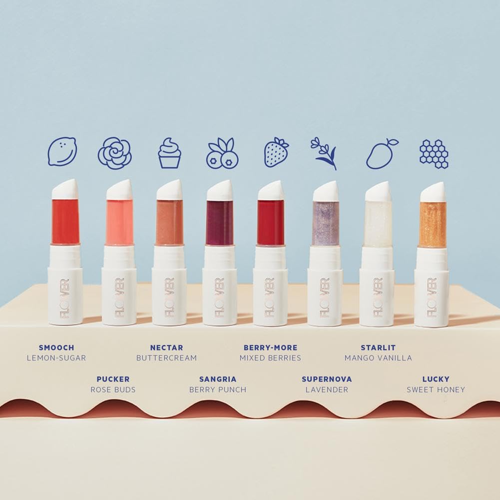 FLOWER Beauty By Drew Barrymore Perfect Pout Hydrating Lip Mask - Soothes + Softens Lips + Natural-Looking Tint - Recovery Lip Treatment + Moisturizes