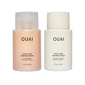 OUAI Thick Hair Shampoo & Conditioner Set, Travel Size - Moisturizing Shampoo & Conditioner - With Keratin, Marshmallow Root, Shea Butter & Avocado