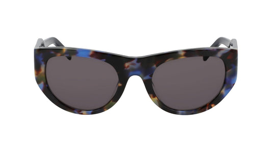 DKNY Women's Sunglasses DK550S - Blue Tortoise with Solid Smtruee Lens