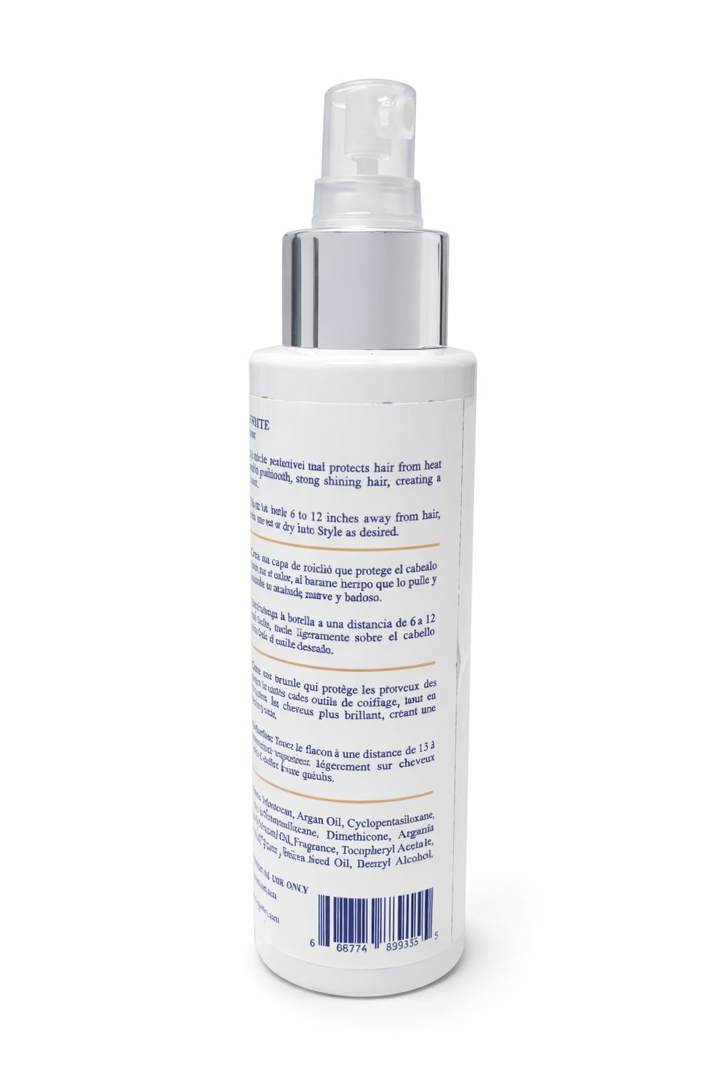 Peruvian white Silk Press Shine Enhanced with Therma-Heat Protection, 4 oz.