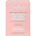 Pink Himalayan Salt Relaxing Shower Steamers - Clary Sage & Neroli Oil (4 Ounces)