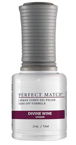 LeChat Perfect Match Gel Polish, Divine Wine, 0.5 Ounce (PMS185) Beauty & Personal Care LECHAT
