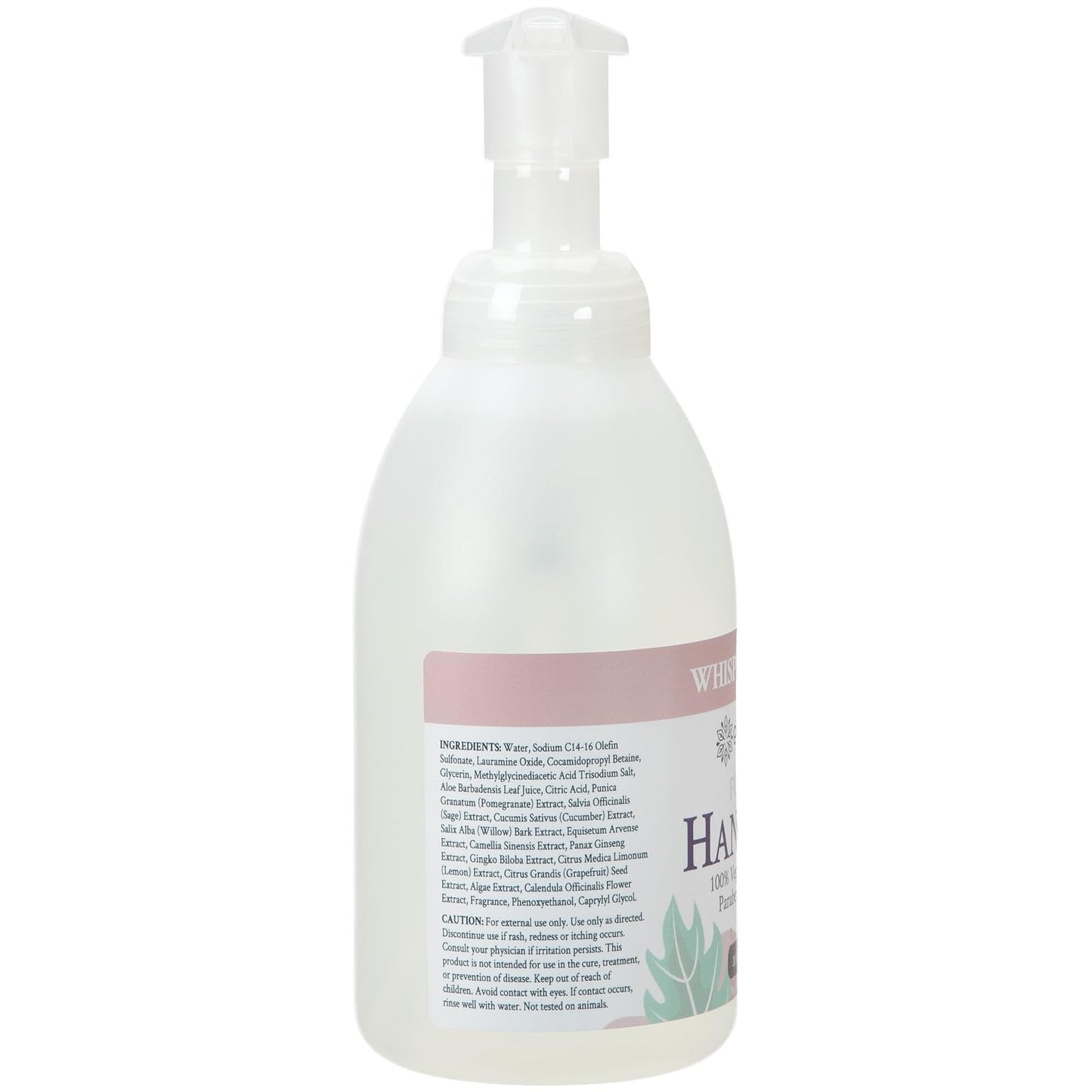 Ginger Lily Farms Botanicals All-Purpose Foaming Hand Soap Refill, 100% Vegan & Cruelty-Free, Whispering Rose Scent, 20 Fl Oz (Pack of 1)