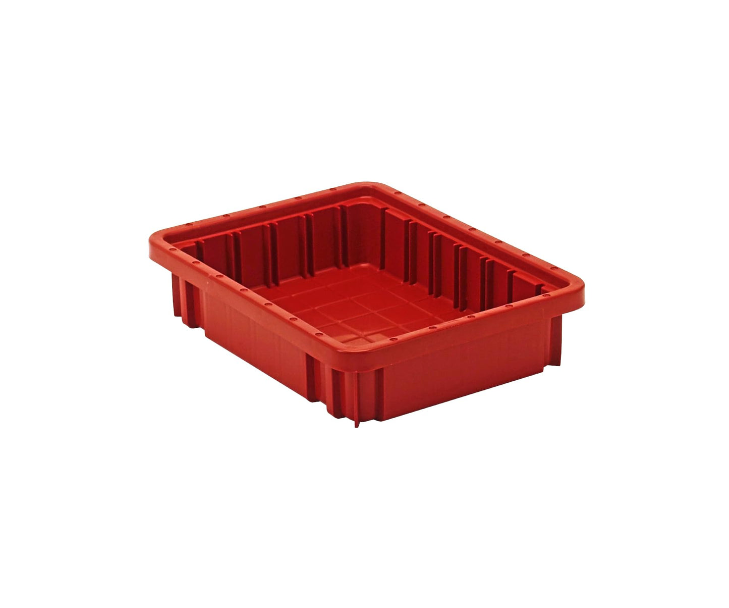 Quantum DG91025RDCS Heavy-Duty Dividable Grid Storage Container for Industrial Warehouse Electronics Healthcare Supply Distribution | 11-7/8"L x…