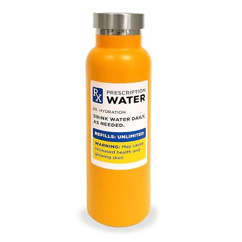 Wild Eye Designs Insulated Stainless Steel Double Wall Water Bottle - RX Style 20 Fluid Oz