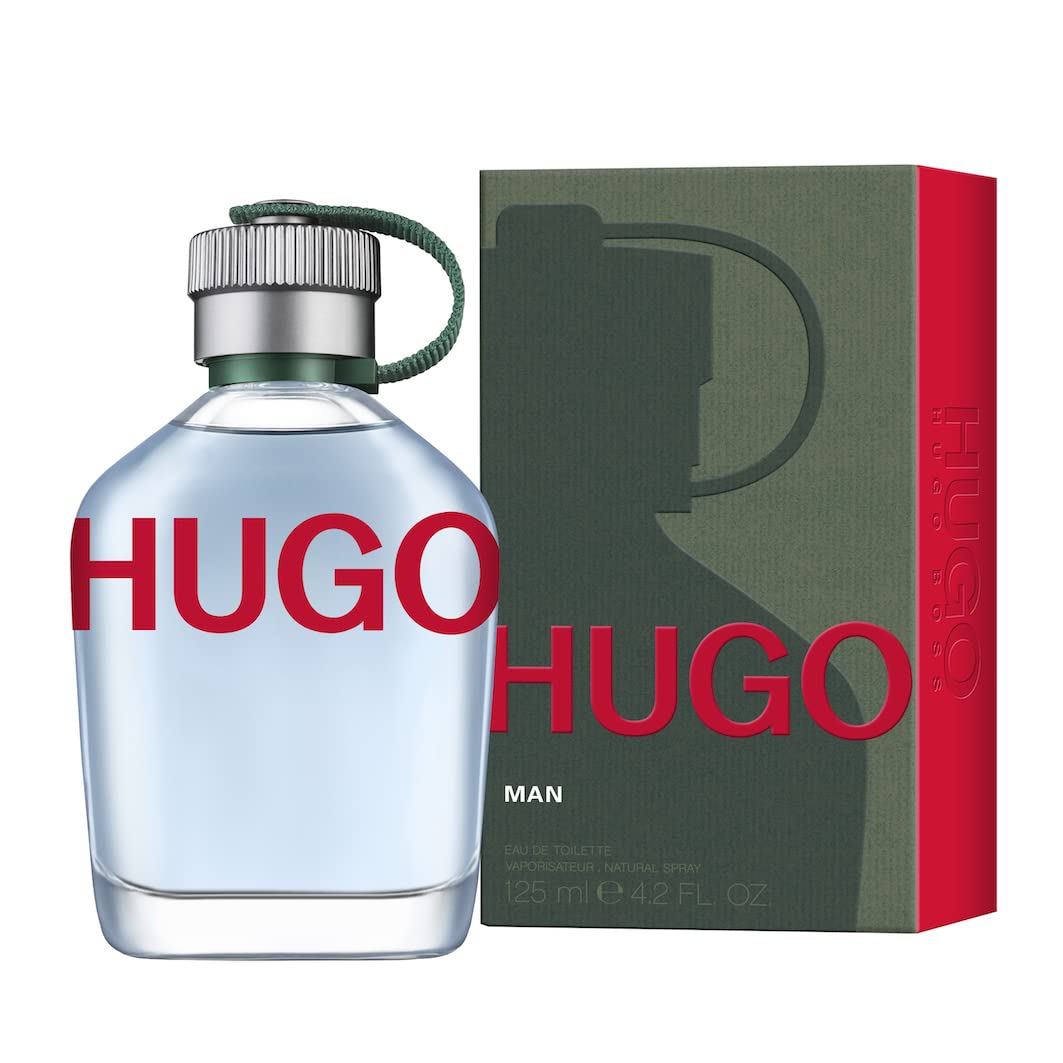 Hugo Boss Hugo Man Eau de Toilette - Fresh Aromatic Cologne - With Notes of Green Apple & Fir Balsam - Long Lasting Fragrance for Everyday Wear