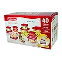 Rubbermaid Assorted Food Storage Container Set - Case of: 1; Each Pack Qty: 40; Total Items Qty: 40