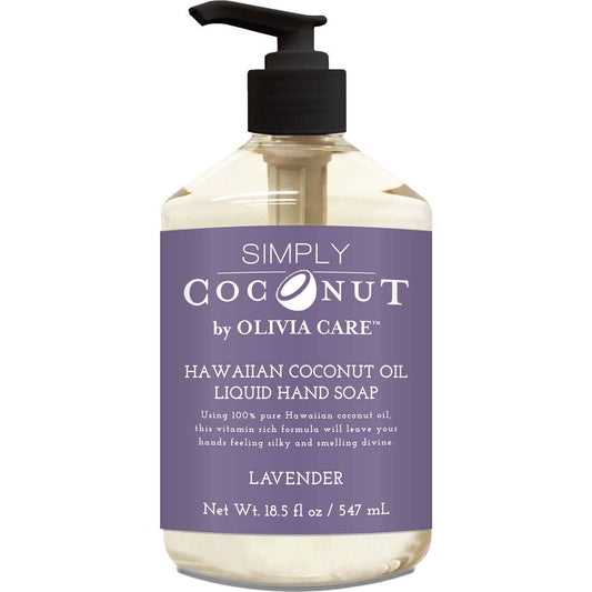 Olivia Care Liquid Hand Soap (18.5 Fl Oz (Pack of 1), Lavender Coconut)