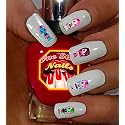 Monster High V1 clear waterslide nail art decals (tattoos). Set of 62 by One Stop Nails. Beauty & Personal Care One Stop Nails