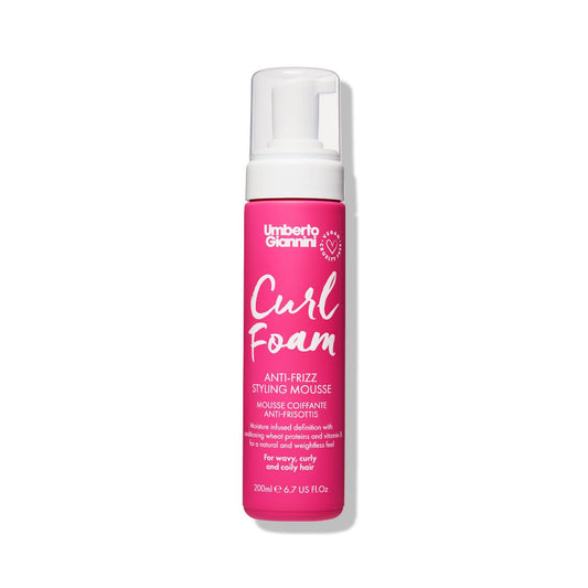 Umberto Giannini Curl Foam 7 fl Oz - Anti-Frizz Hair Styling Curl Mousse for 2a-4c Curly, Wavy & Coily Hair - Vegan & Cruelty-Free Beauty and Personal Care Umberto Giannini Default Title