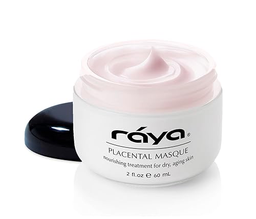 Raya Placental Masque (606) | Nourishing Facial Treatment Mask for Dry or Aging Skin | Revitalizes and Helps Reduce Lines and Wrinkles