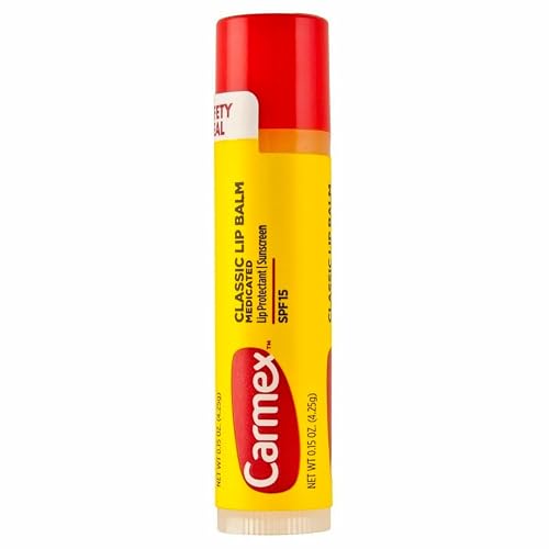 Carmex Everyday Protecting Lip Balm Stick, Original SPF 15, 0.15 Ounces (Pack of 10)