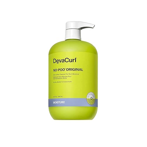 DevaCurl No-Poo Original Non-Lathering Cleanser for Rich Moisture, Fresh Rose, 32 Fl Oz