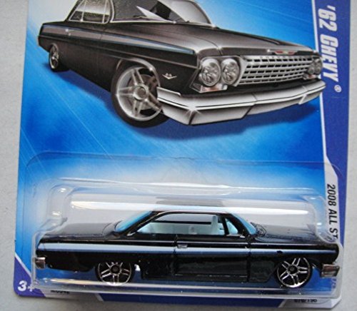 Hot Wheels 2008 All Stars, Black '62 Chevy 36/36 PR5