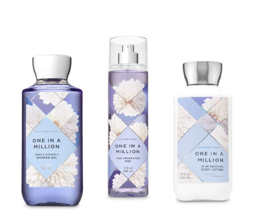 One in a Million - Shower Gel, Fine Fragrance Mist and Body Lotion - Bath and Body Works - Daily Trio 2019 Beauty & Personal Care Bath & Body Works