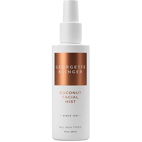 Georgette Klinger Coconut Facial Mist - Hydrating, Long-Lasting Makeup Setting Spray with Moisturizing Antioxidants for Dewy Matte Face, Protects