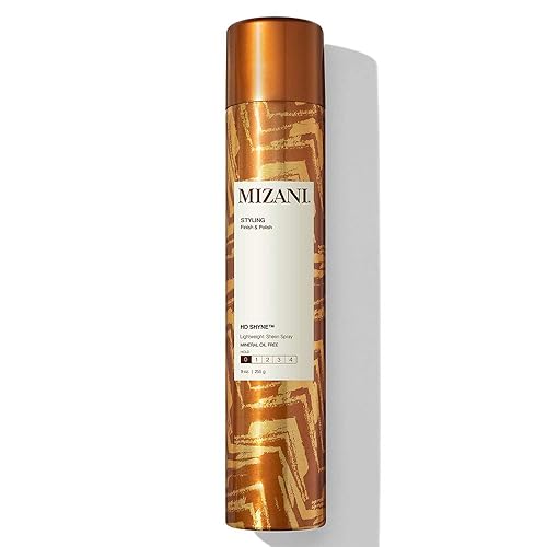 Mizani HD Shyne Lightweight Hairspray - Weightless, Oil-Free Formula, Shine & Nourishment