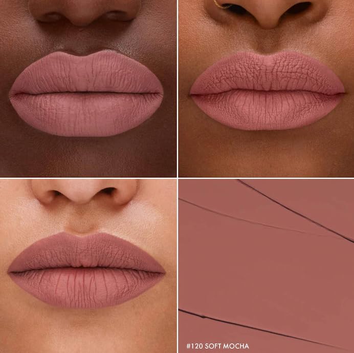 SEPHORA Collection Cream Lip Stain - 120 Soft Mocha (matte pink nude) 0.16 oz. / 5 mL