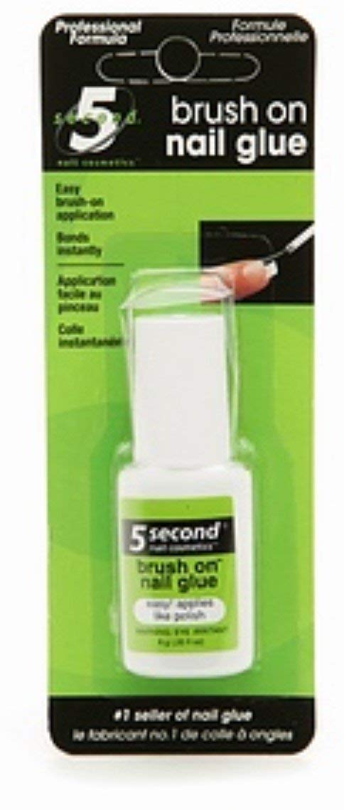 5 Second Brush On Nail Glue 0.2 oz (Pack of 6) Beauty & Personal Care 5 Second