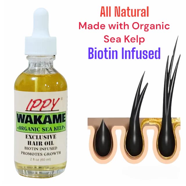 NI-SHI by IPPY Wakame Organic Sea Kelp Exclusive Hair Oil 2 Fl oz