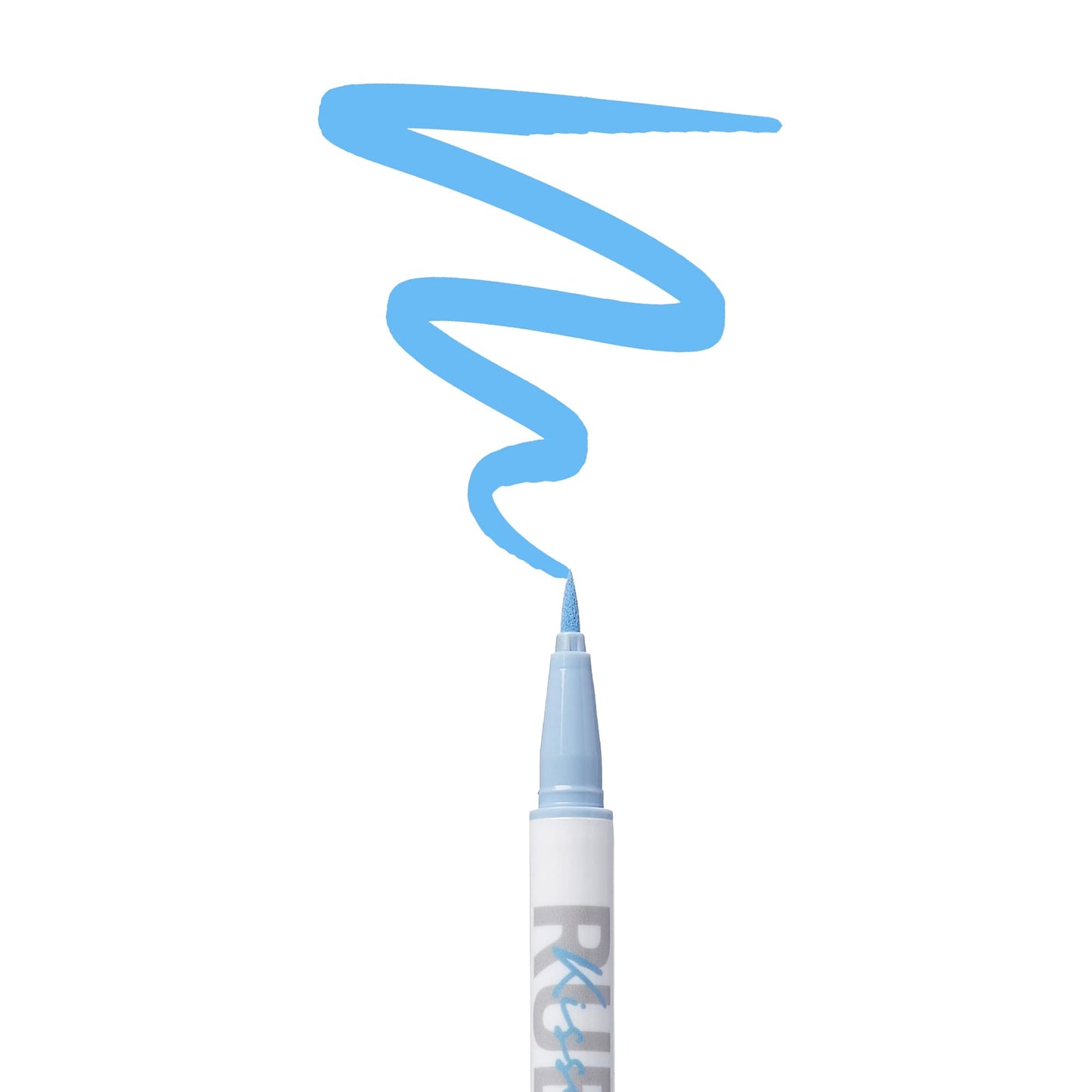 Ruby Kisses Party Proof Eyeliner, Pastel Colors Premium Felt-tip Waterproof Long-lasting Eyeliner (Dreamy Blue)