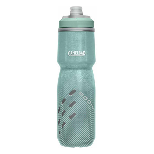 CamelBak Podium Chill Insulated Bike Water Bottle - Easy Squeeze Bottle - Fits Most Bike Cages - 24oz, Sage Perforated