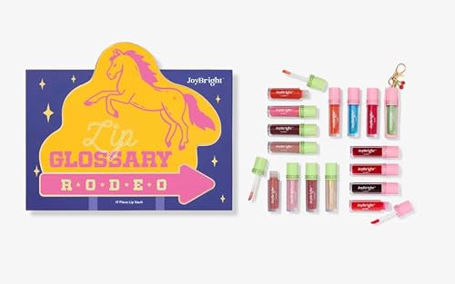 Ulta Beauty Lip Glossary 2025 RODEO theme, includes a keychain so you can take your favorite shade on-the-go.