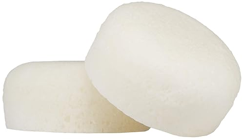 kai Body Buffer Rose, 2 Count, Innovative Bath sponges that Gently exfoliates Skin While Cleansing the Body with a Fresh + Clean Gardenia Rose