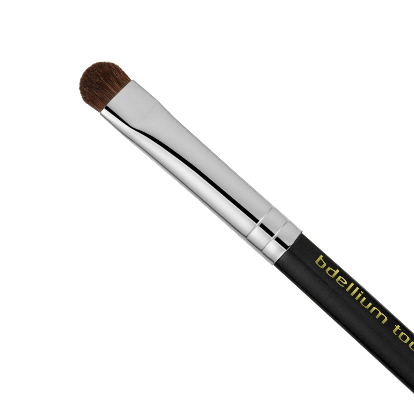 Bdellium Tools Professional Makeup Brush - Maestro Series 758 Large Smudge - with Natural Fibers, For Smoky Eye (Black, 1pc)