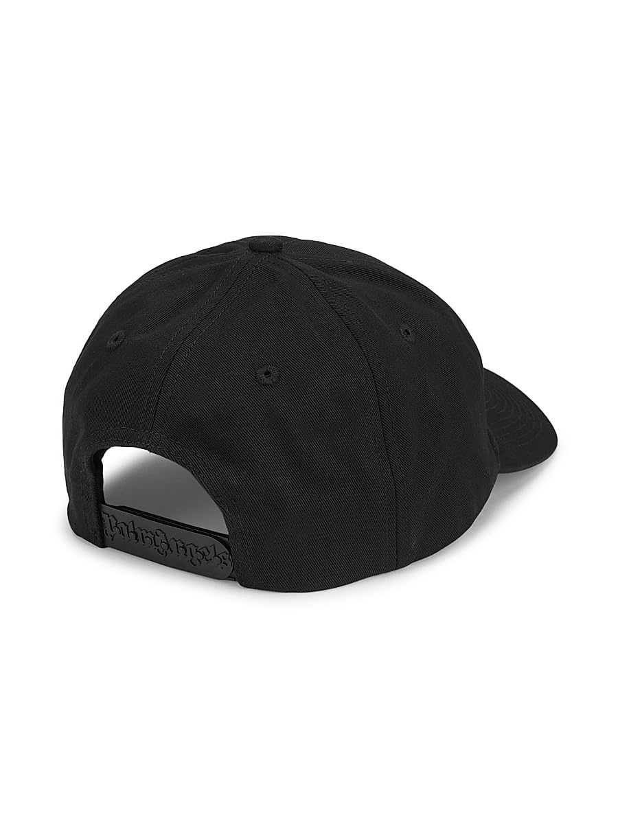 Palm Angels, Logo Cotton Baseball Cap, Black