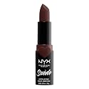 NYX PROFESSIONAL MAKEUP Suede Matte Lipstick, Vegan Formula - Cold Brew (True Brown)