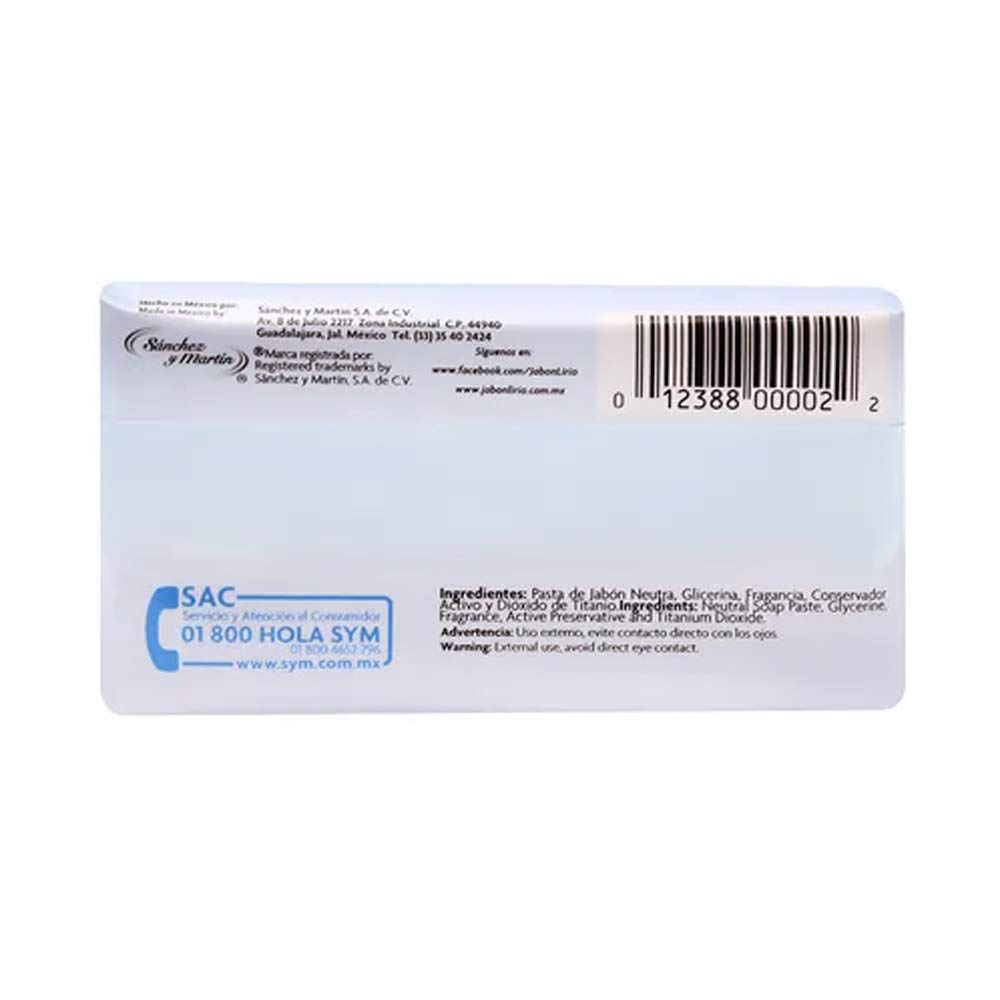 Jabon Neutro Neutral Soap Lirio for Facial Use with Crema la Milagrosa and Tia Mana (Pack of 1)