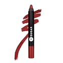 SUGAR Cosmetics Matte as Hell Crayon Lipsticks for Women Lasts Up To 8+ Hours Lip Crayon with Sharpener 2.8gm - 1 count (Pack of 1) 08 Jackie Brown