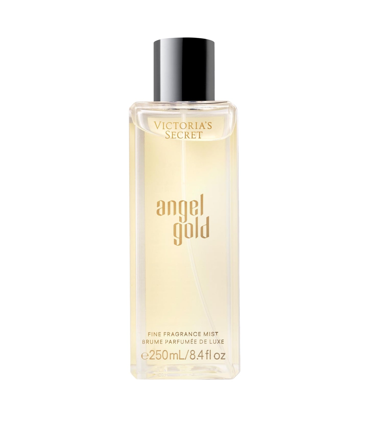Victoria's Secret Angel Gold Fragrance Mist, Notes of Sparkling Bergamot, Gardenia & Musk, Body Spray for Women (8.4 oz)