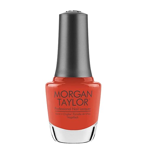 Morgan Taylor Nail Lacquer (Tiger Blossom) Orange Professional Lacquer. Vibrant, Chip-Resistant, Fast-Drying, Long-Lasting, High-Shine Finish, Perfect Beauty & Personal Care Morgan Taylor