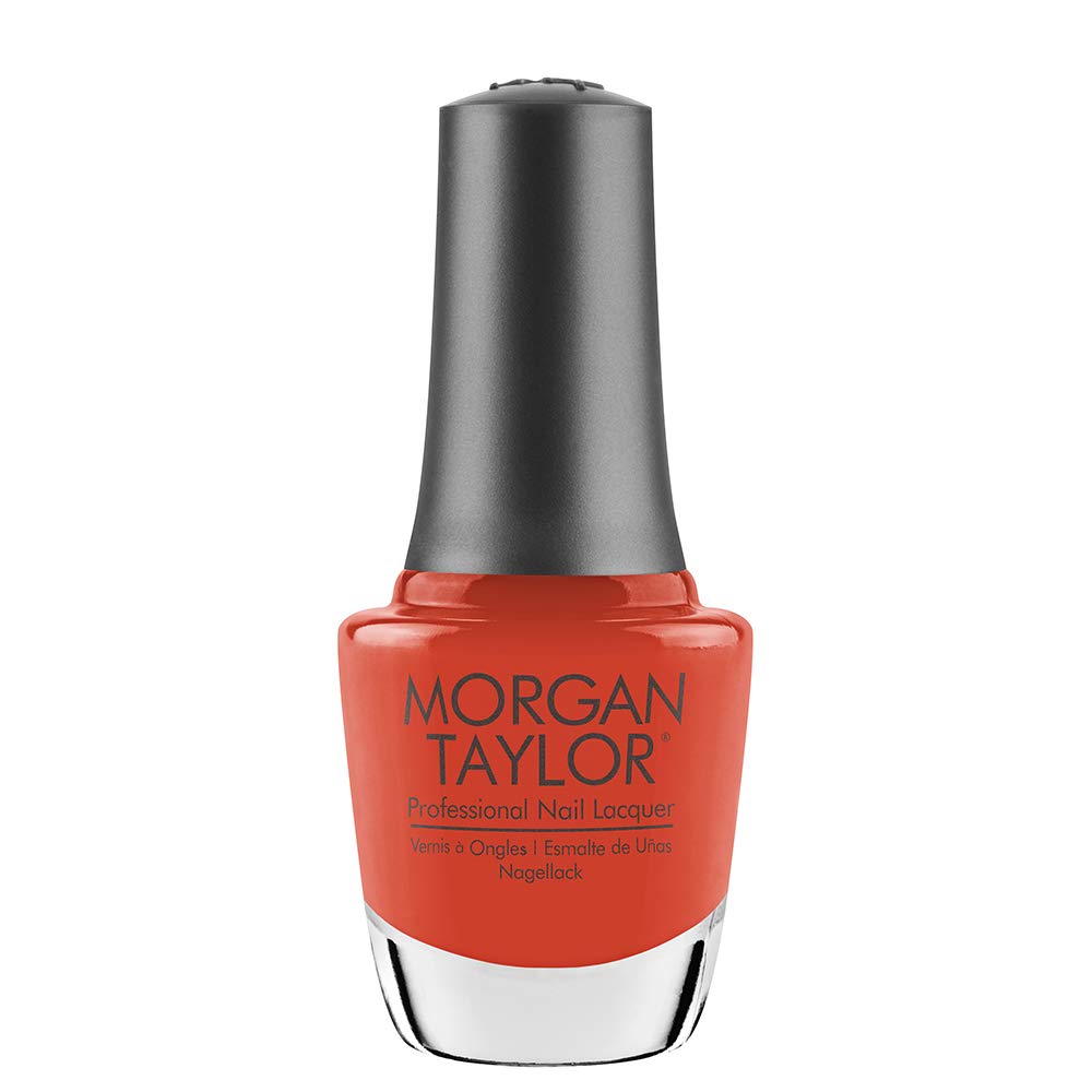 Morgan Taylor Nail Lacquer (Tiger Blossom) Orange Professional Lacquer. Vibrant, Chip-Resistant, Fast-Drying, Long-Lasting, High-Shine Finish, Perfect Beauty & Personal Care Morgan Taylor
