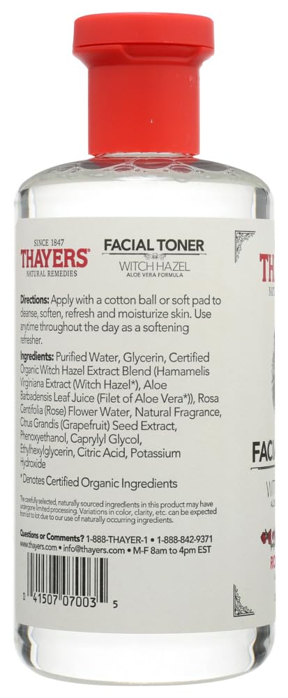 Thayer Witch Hazel Rose Alcfree