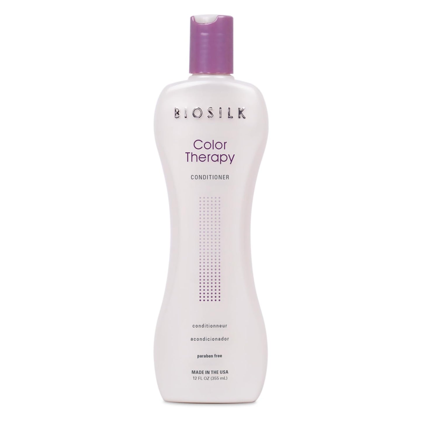 BioSilk Color Therapy Conditioner, Replenishes Moisture While Protecting Color, Enhances Vibrancy & Shine, Sulfate, Paraben & Cruelty-Free, 12 Oz